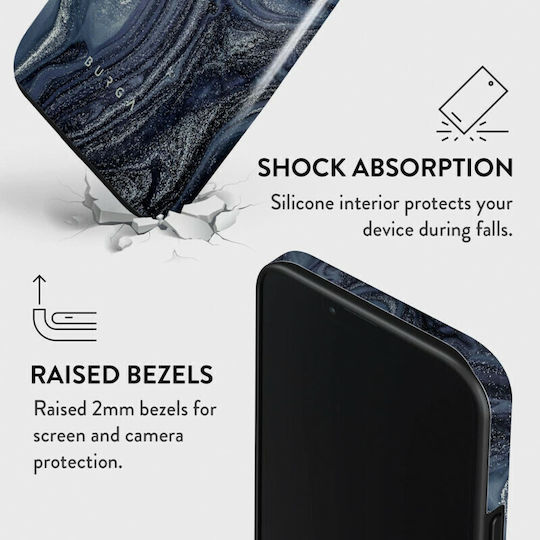 Burga Fashion Tough Back Cover Πλαστικό / Σιλικόνης Navy Μπλε (iPhone 13 Pro)