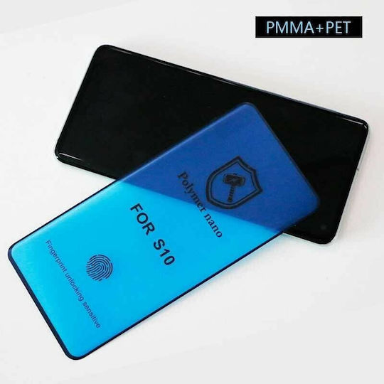 S9 Plus Adeziv complet Screen Protector Negru (Samsung S9 Plus)