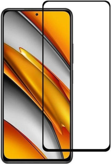 Ceramică Full Face Tempered Glass Negru (Poco F3)