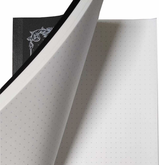 Sakae Technical Paper Notebook Notizbuch 160 Blätter A5 mit Punkten Gray