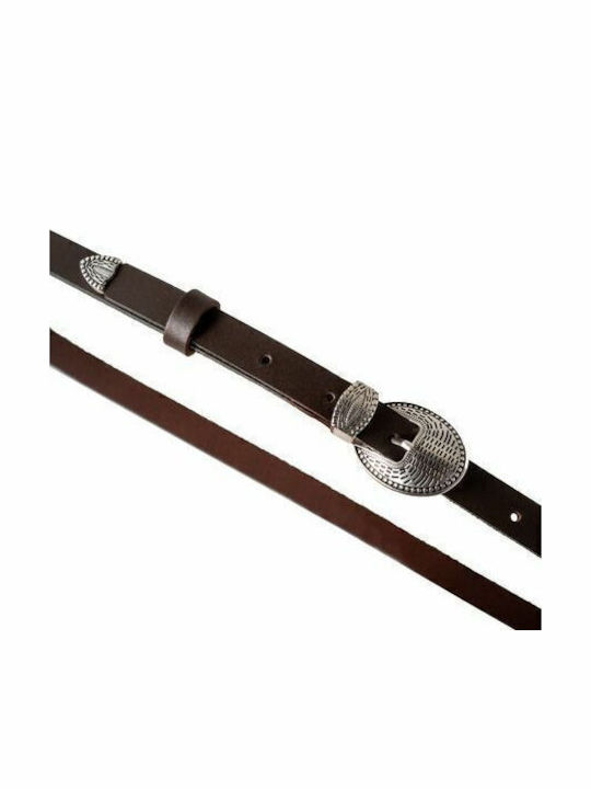 Leather Women's Belt Brown