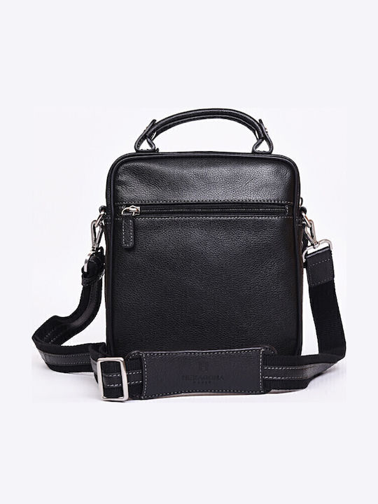 Piele Geantă pentru bărbați De umăr / tip crossbody Neagră