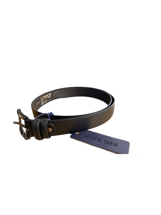 Men's Leather Belt Black