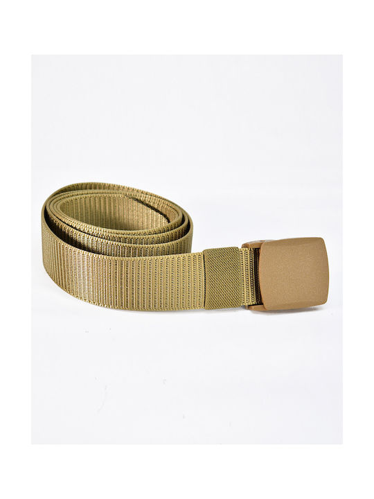 Men's Fabric Webbing Belt Belt Beige