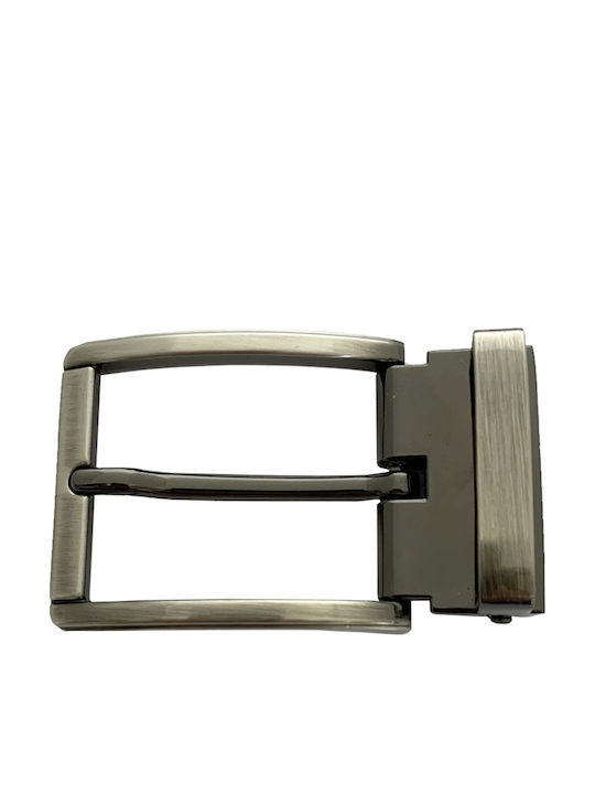 Wide Men's Belt Leather Black