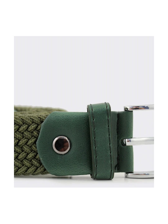 Sider Collection Men's Knitted Elastic Belt Khaki