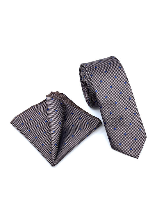 Men's Tie Set Printed Blue