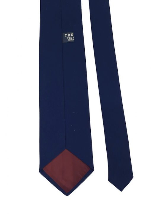 Men's Tie Monochrome Navy Blue