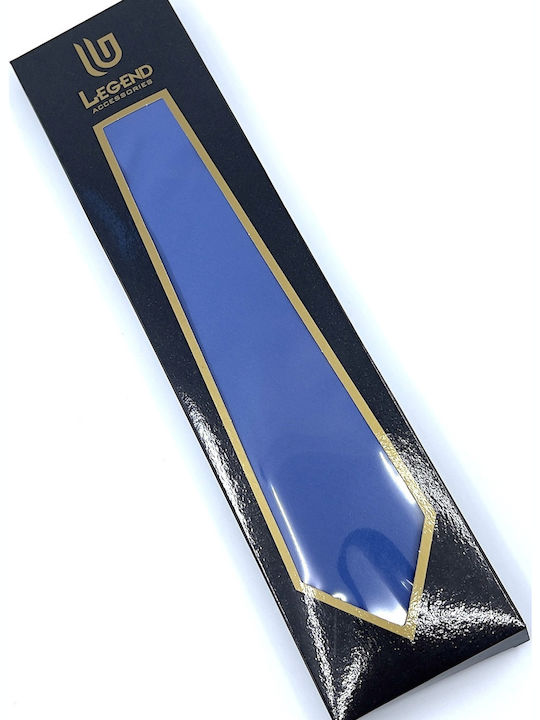 Men's Tie Set Monochrome in Blue Color