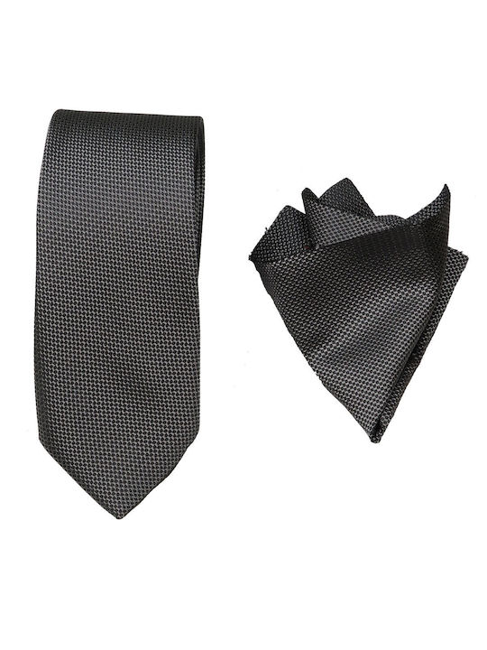 Endeson Fashion Men's Tie Monochrome Gray