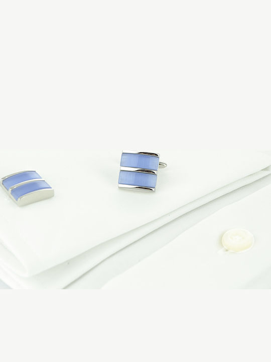 Ascot Cufflinks in Blue Color Ascot Cufflinks in Blue Color