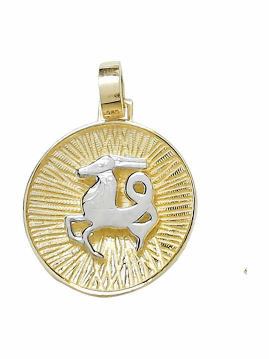 Goldjewels Hängende Charms Talisman aus 14K Gold