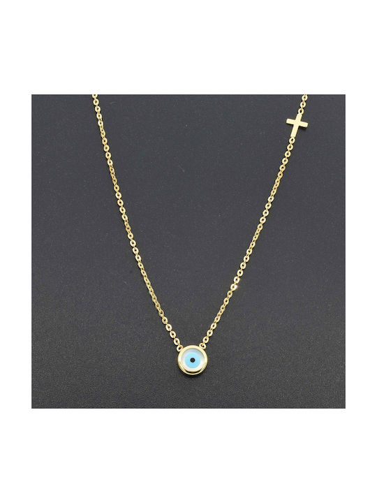 Necklace Eye from Gold 14K