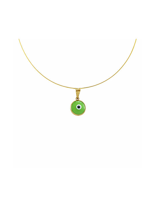 Necklace Eye from Gold 14K