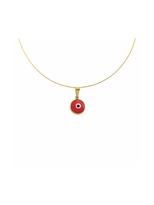 Necklace Eye from Gold 14K