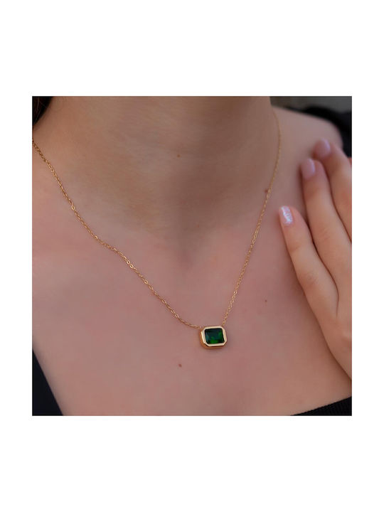 Necklace from Gold Plated Steel