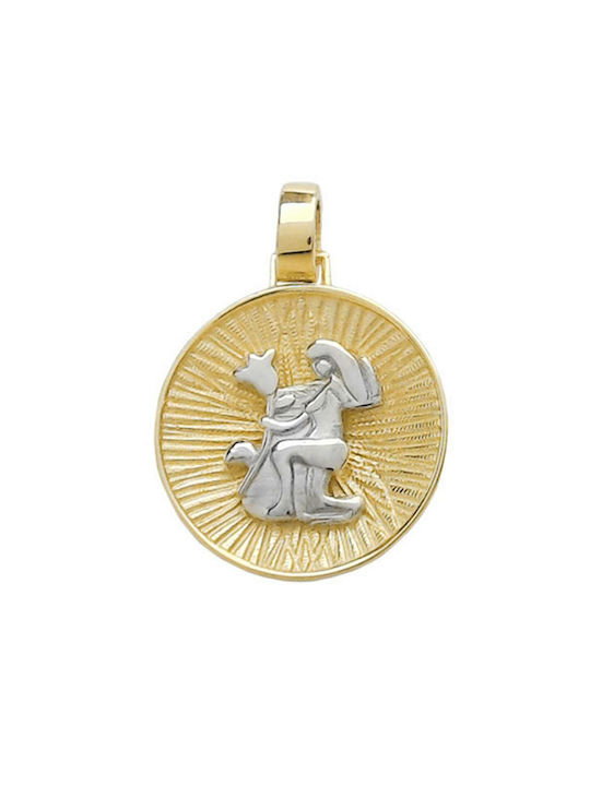 Halskette Konstantin Amulett aus Gold 14K