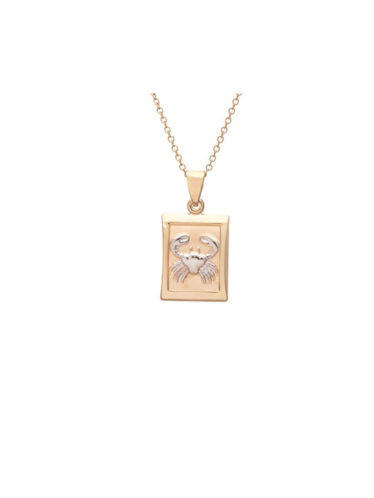 Necklace Zodiac Sign from Gold 14K