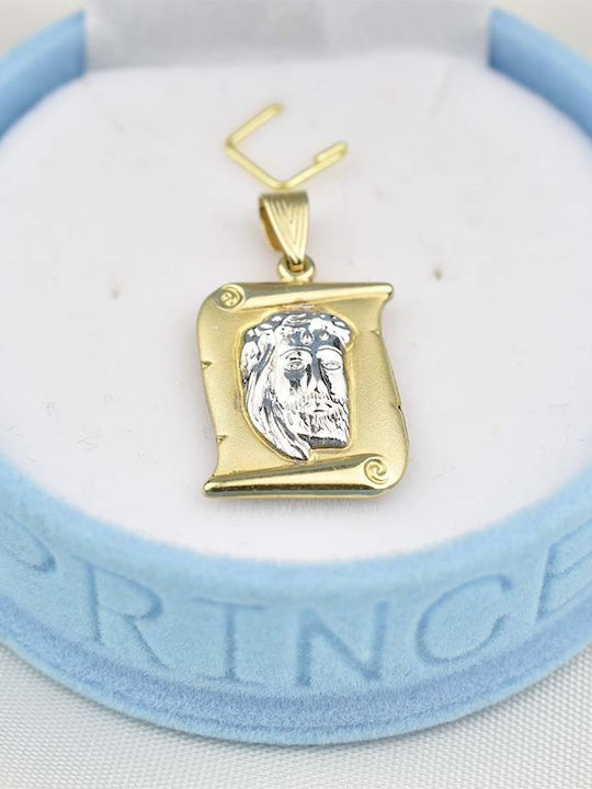Goldjewels Κολιέ Διπλό Φυλαχτό από Χρυσό 9Κ