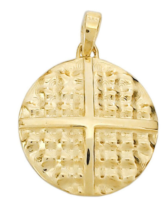 Goldjewels Charm Amulett Konstantin aus Gold 14K mit Zirkon