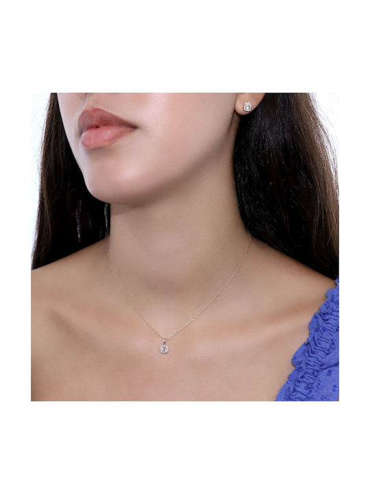 Necklace from Gold 18k with Diamond