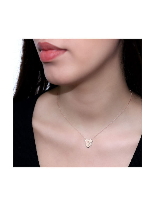 Necklace Mum from Rose Gold 14K