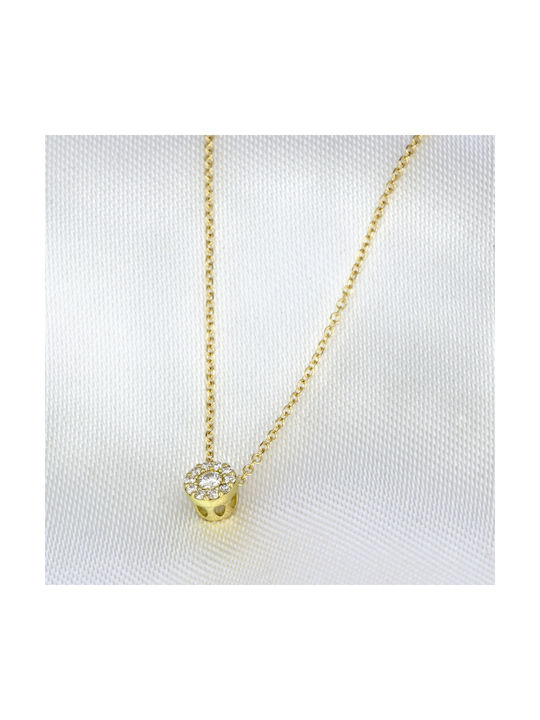 Necklace from Gold 18k with Diamond