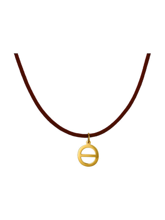 Necklace Monogram from Gold 14K