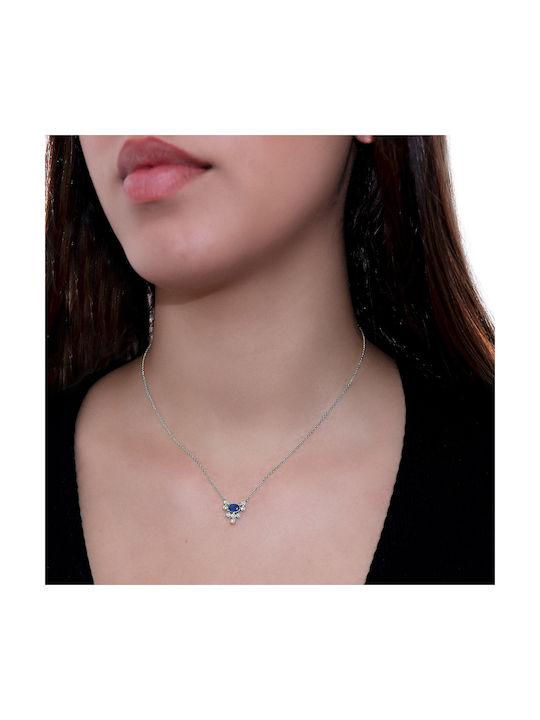 Necklace from White Gold 14K