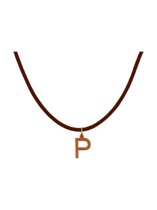 Necklace Monogram from Gold 14K