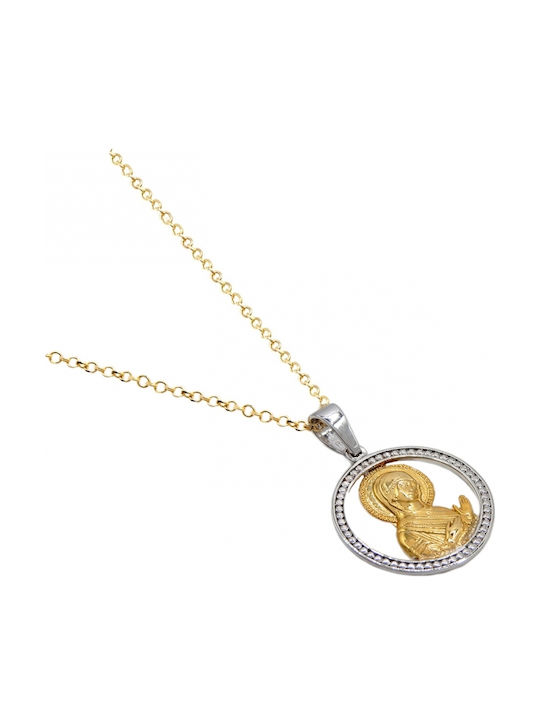 Virgin Mary from Gold 14K