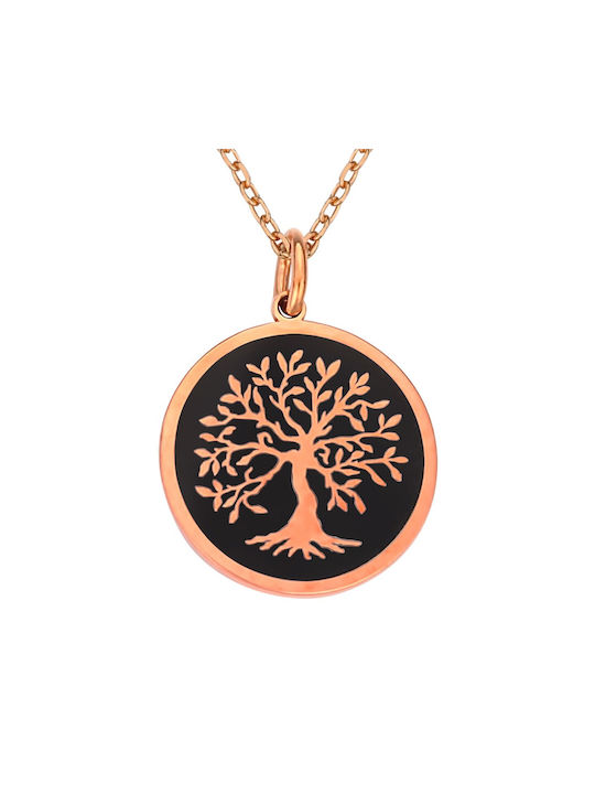 Necklace Tree from Gold Plated Silver