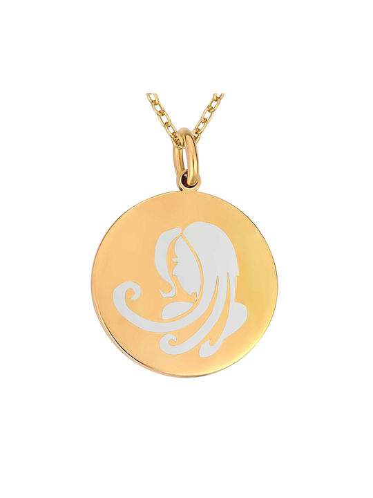 Necklace Zodiac Sign from Gold Plated Silver