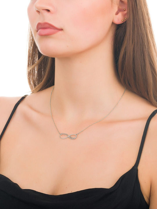 Verorama Necklace Infinity from Silver