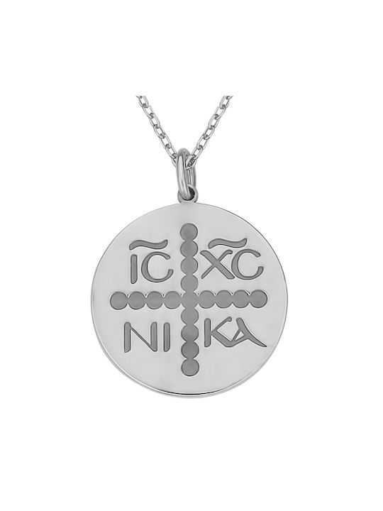 Necklace Constantine Amulet from Silver