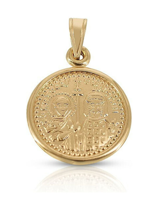 Vitopoulos Halskette Konstantin Amulett aus Gold 14K