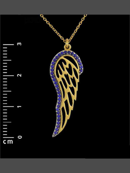 Charm Engelsflügel aus Silber mit Zirkon