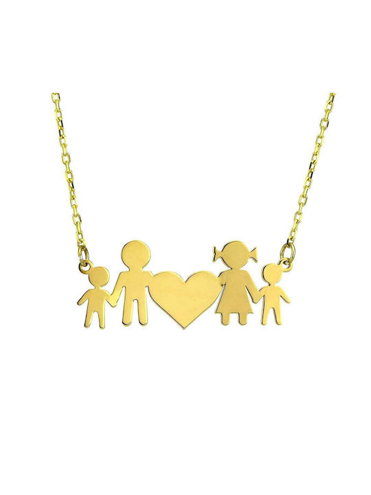 Goldsmith Necklace Family from Gold Plated Silver