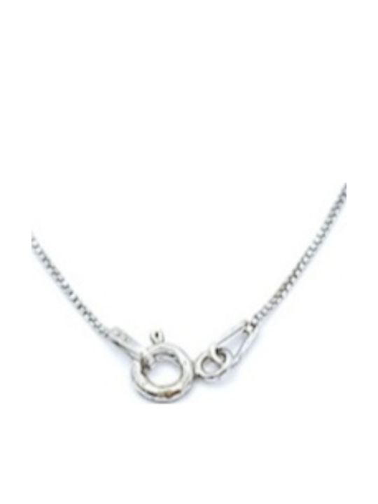 PS Silver PS Silver Halskette mit Auge aus Silber mit blauen Zirkonen