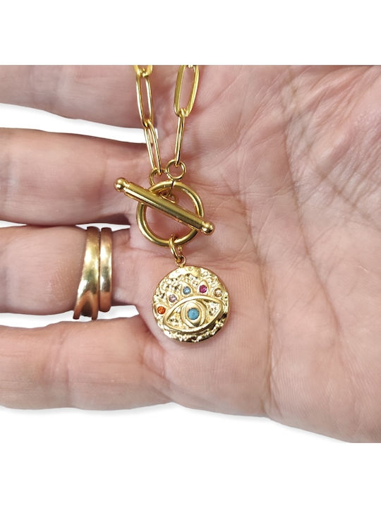 The Art of Beading Колиета от Златна Стомана