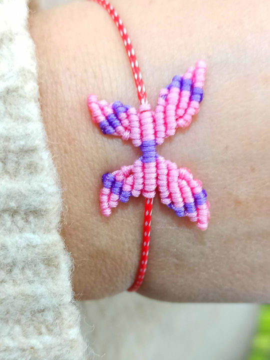 Athinodorou Handmade Women's Bracelet Martaki Macrame made of Cord