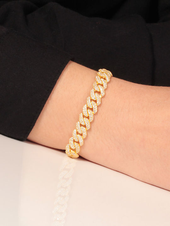 Bracelet Chain made of Silver Gold Plated