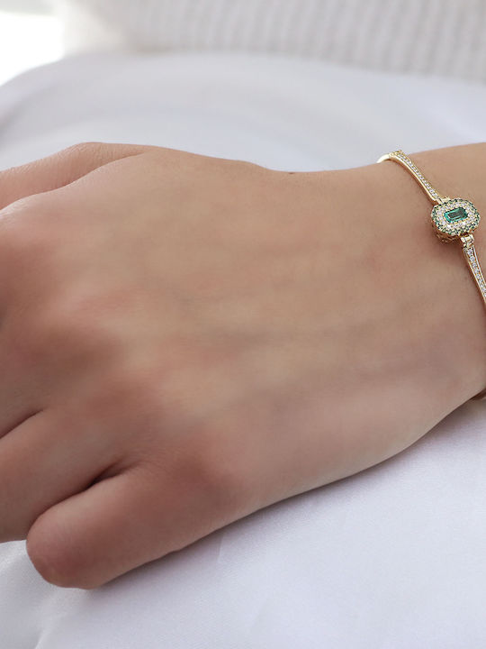 Bracelet Handcuffs made of Gold 14K with Diamond