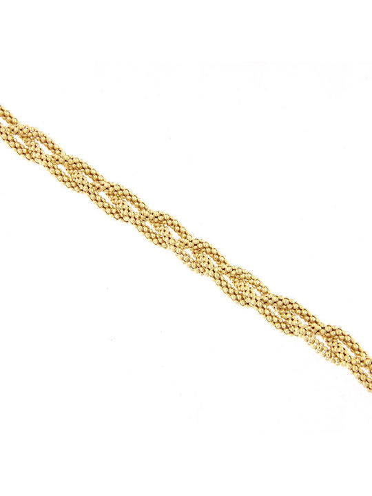 Bracelet Chain made of Silver Gold Plated