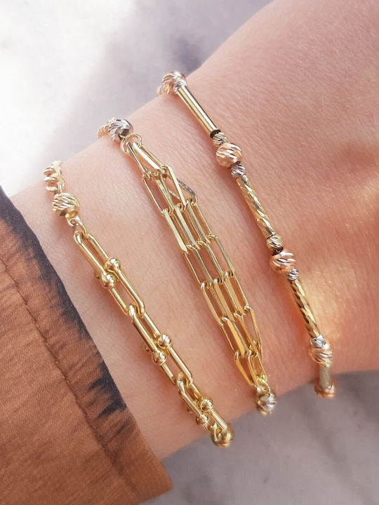 Bracelet Chain made of Gold 14K