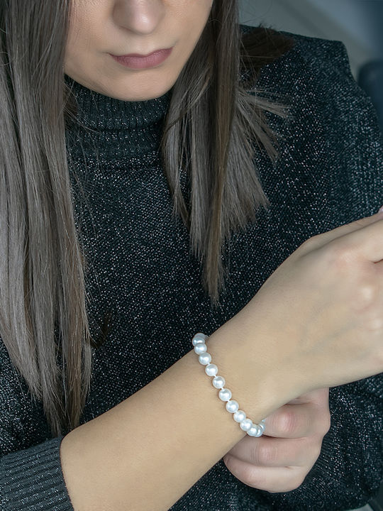 Bracelet made of Silver with Pearls