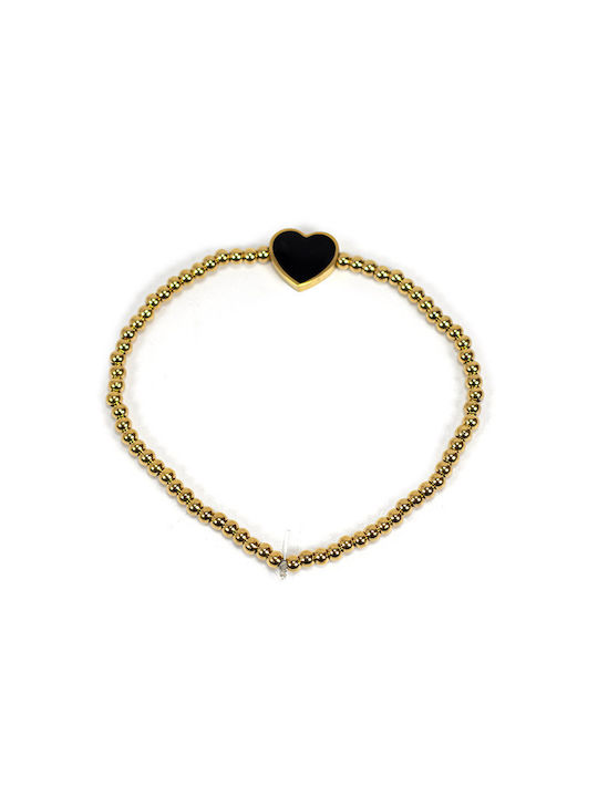 Bracelet with design Heart Gold Plated