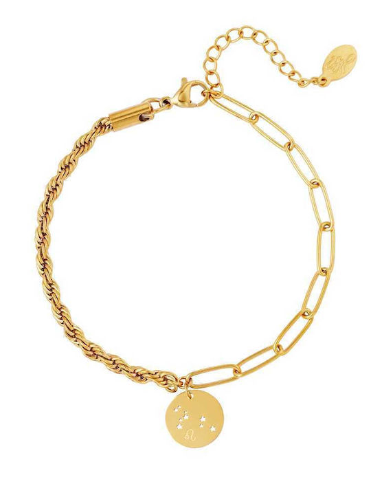 Georgiadis Accessories Дамско Гривна Верига от Стомана Златно