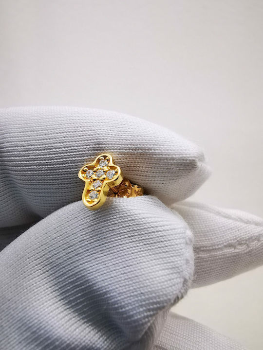 Kosmima1 Ohrringe aus Gold 14K mit Steinen