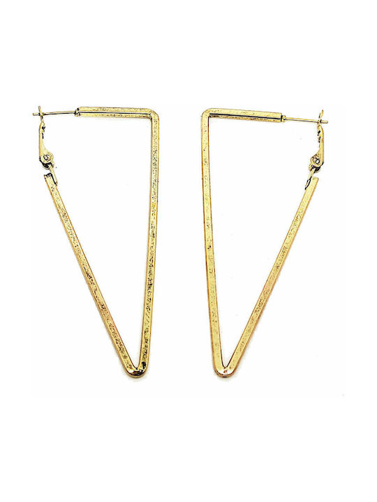 Earrings Hoops Gold Plated